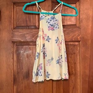 Yellow hollister shirt